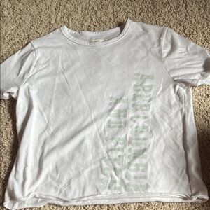 Abercrombie Kids white with hint of green  Short Sleeve Tee